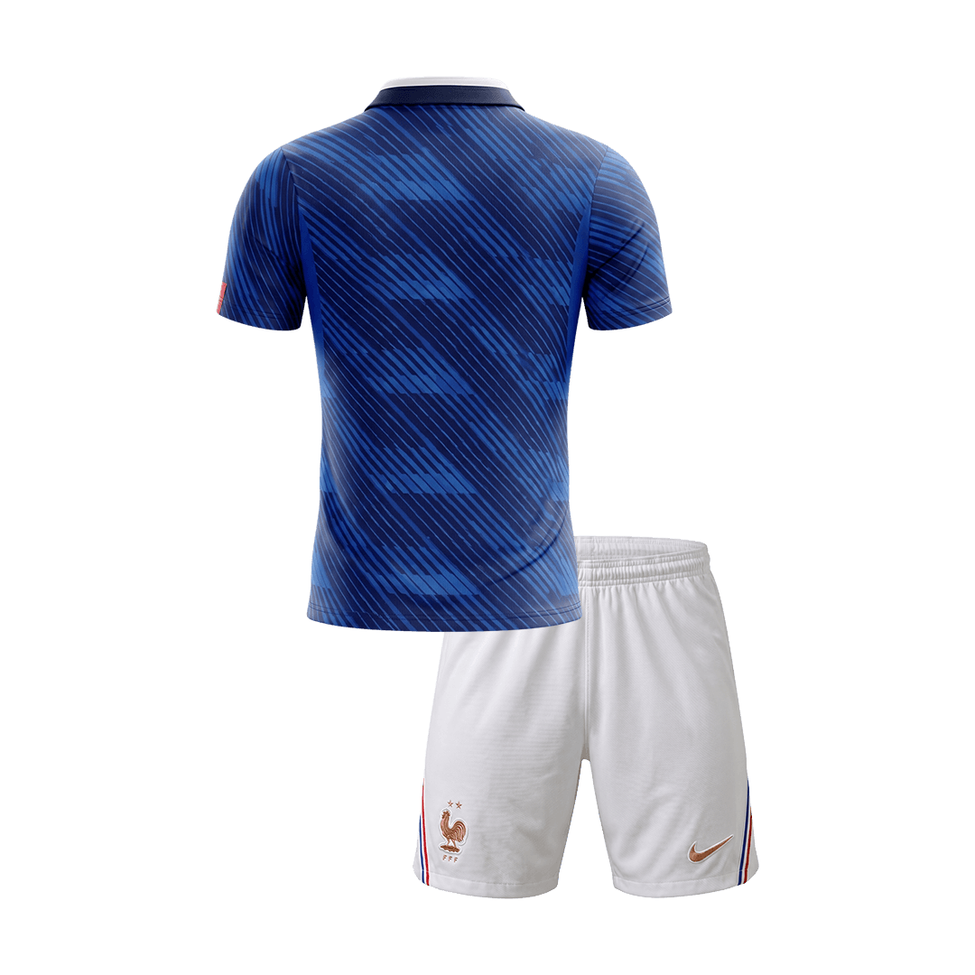 Ensemble Maillot Domicile de l'Équipe de France pour Enfants - Coupe du Monde 2026