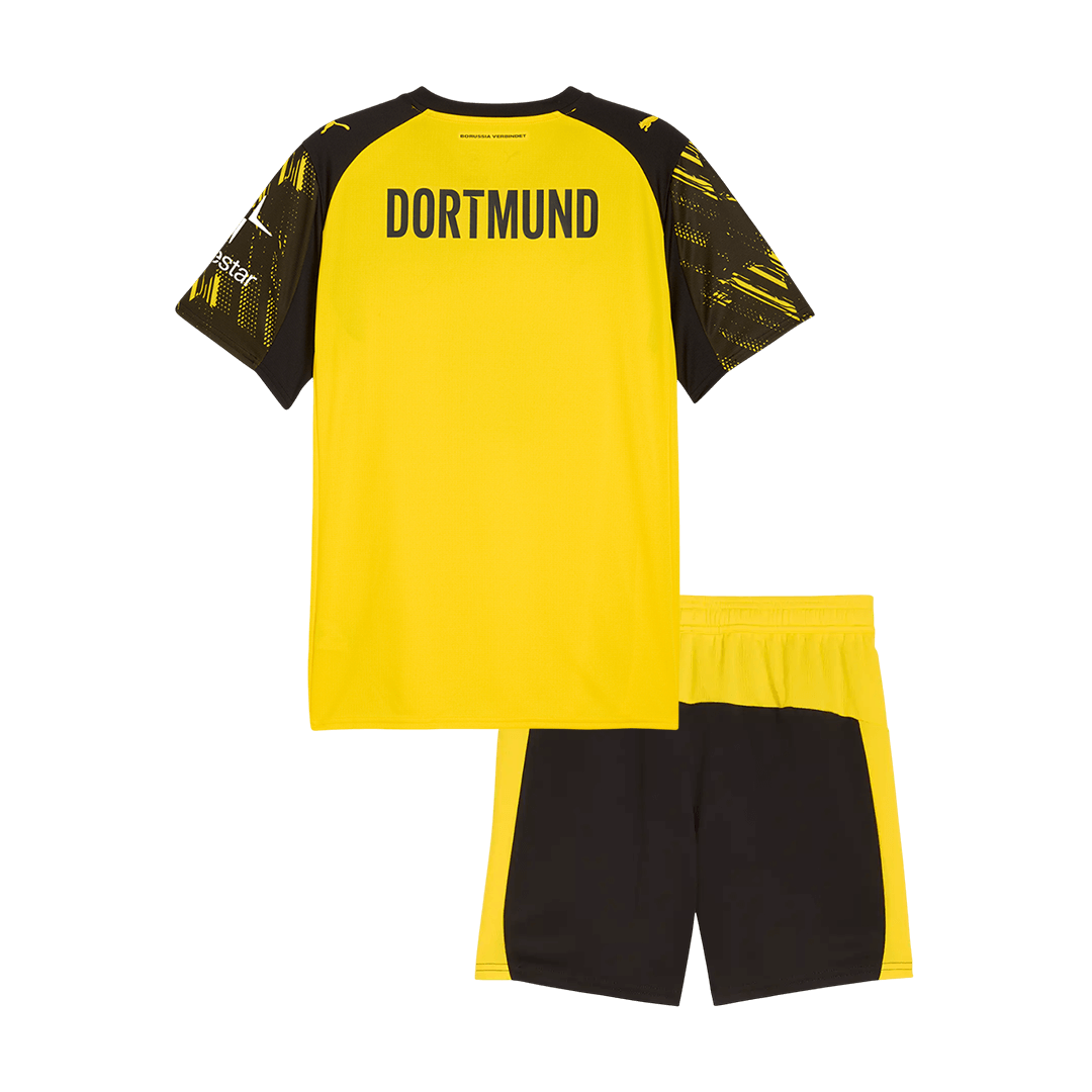 Ensemble Maillot de Foot Domicile Enfant Borussia Dortmund 2025/26