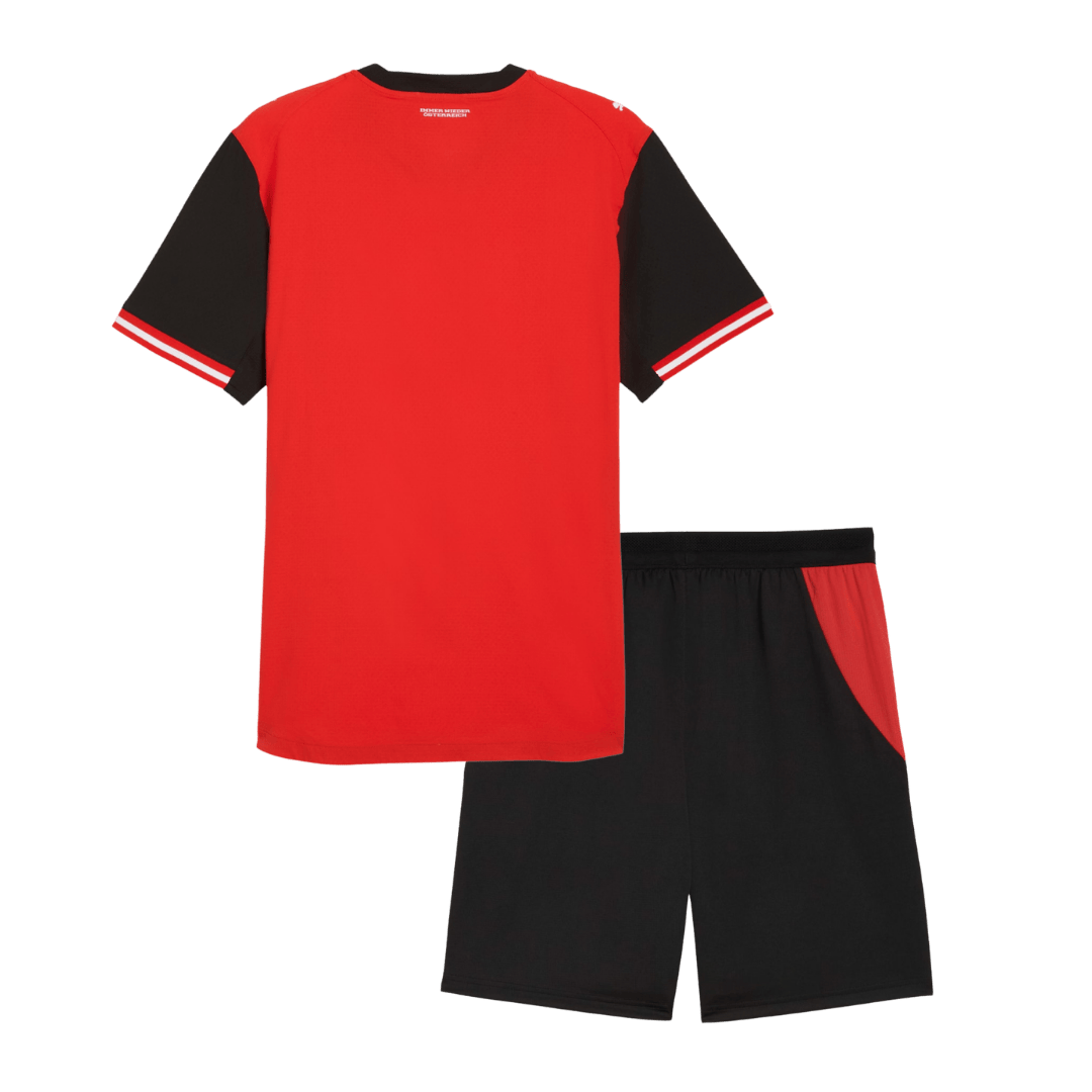 Ensemble Maillot Domicile de Football Autriche Coupe du Monde 2026 pour Enfant