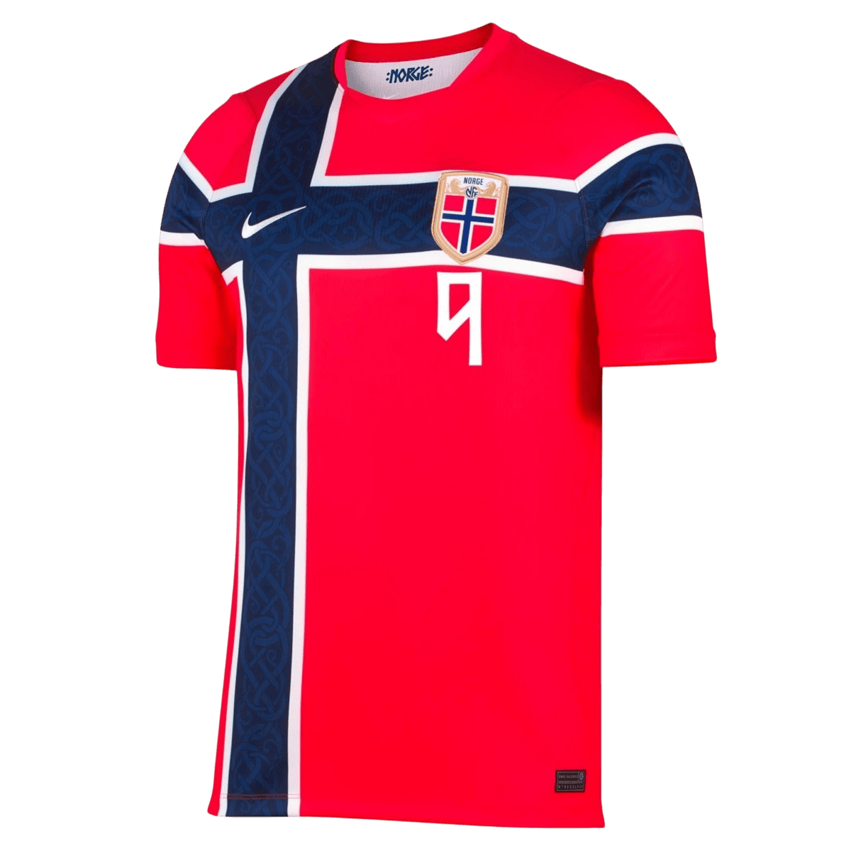 Maillot de Foot Domicile Homme Norvège Coupe du Monde 2026 BRAUT HAALAND #9