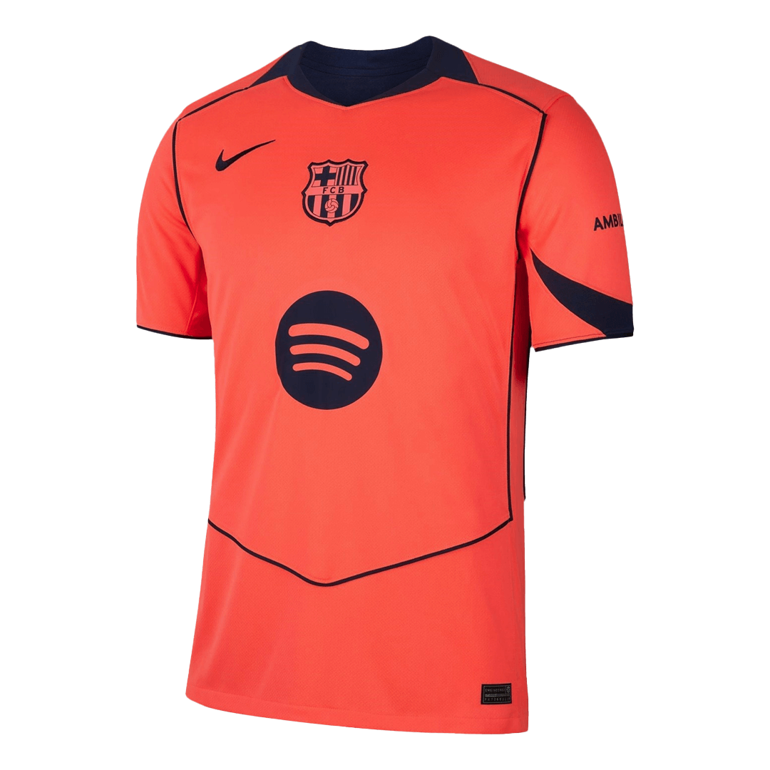 Maillot de football GAVI #6 Barcelone UCL 2025/26 Troisième Extérieur Homme