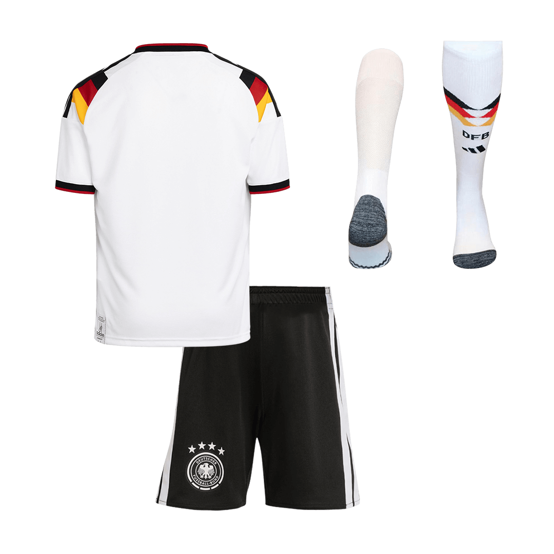Ensemble maillot de foot domicile Allemagne Coupe du Monde 2026 pour enfant