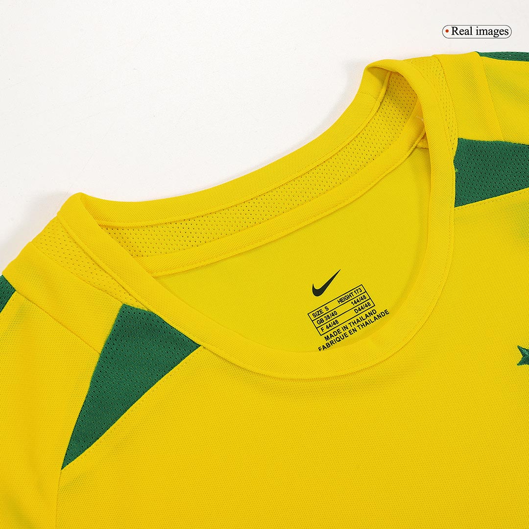 Maillot de football domicile rétro CAFU #2 Homme Brésil 2002/03