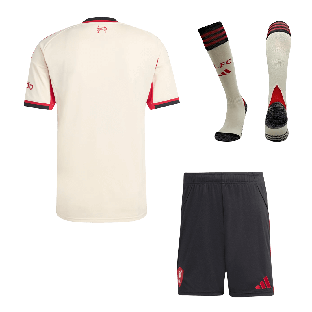 Ensemble complet Maillot extérieur de football Liverpool Homme 2025/26