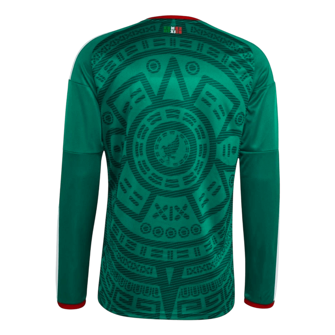 Maillot de foot domicile manches longues Mexique Coupe du Monde 2026 pour homme