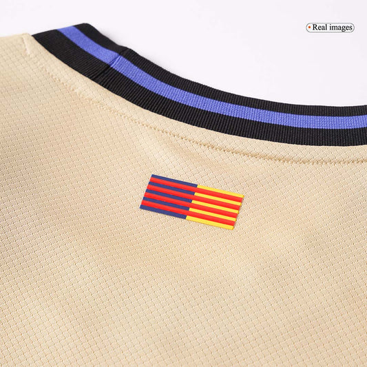 Men's Barcelona 2025/26 Away Soccer Jersey Kit