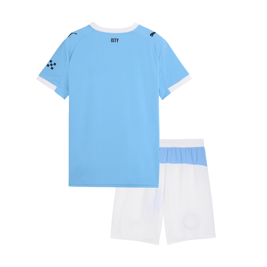 Ensemble maillot de football domicile Manchester City 2025/26 pour enfant