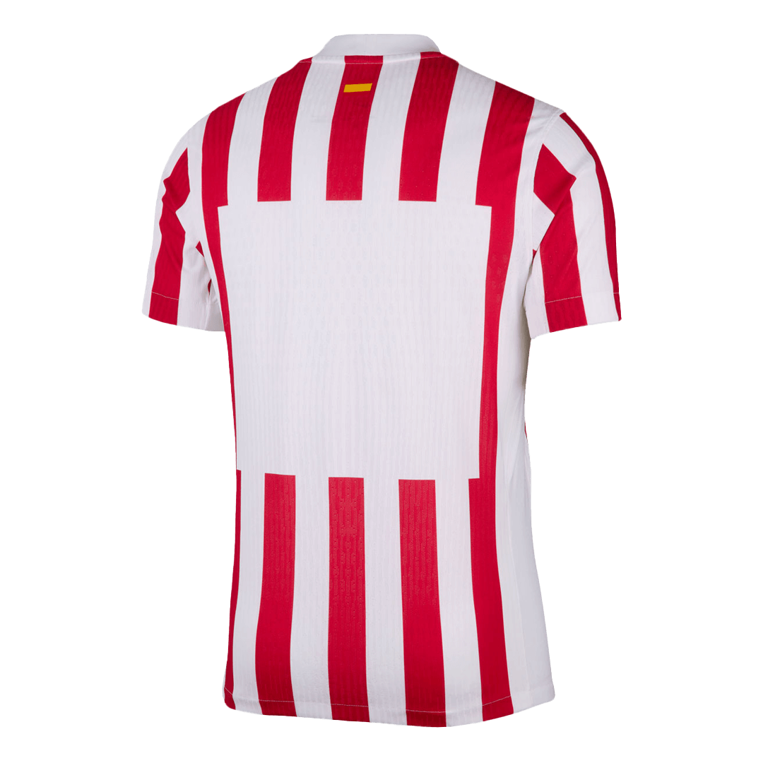 Maillot Domicile de Football Atletico Madrid Saison 2025/26 Version Joueur pour Homme - Coupe Ajustée