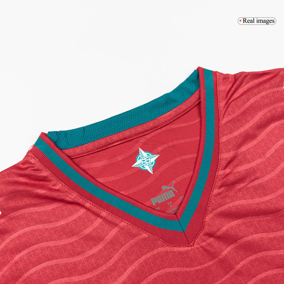 Maillot de football domicile Portugal Homme Coupe du Monde 2026 version joueur – Coupe ajustée