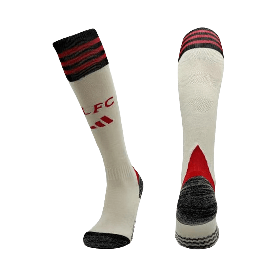 Chaussettes de football extérieur Liverpool 2025/26 pour enfant