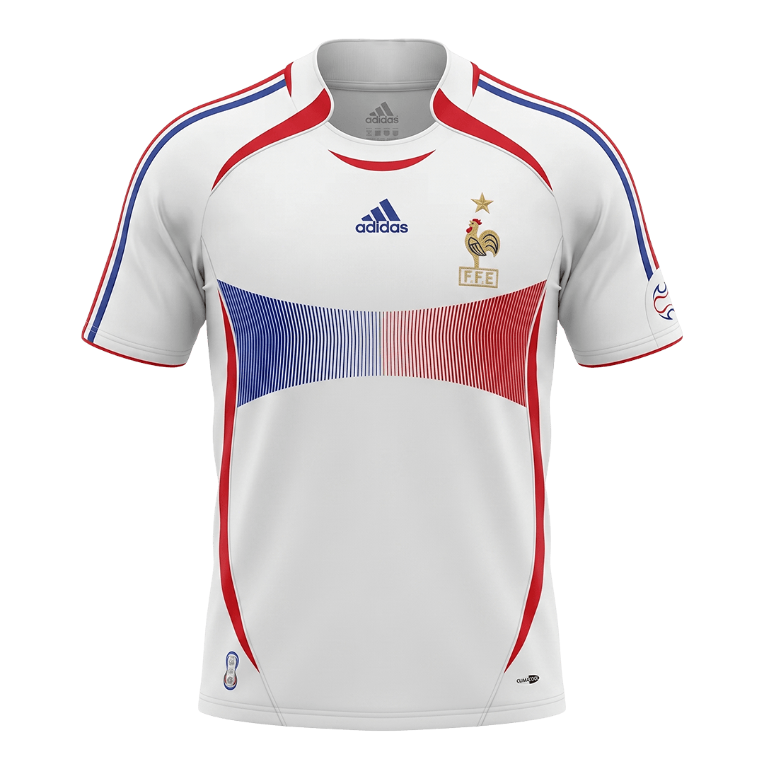 Maillot de foot extérieur rétro France 2006 homme