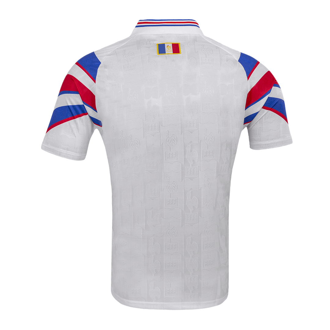 Maillot de foot extérieur rétro France 1996 pour homme