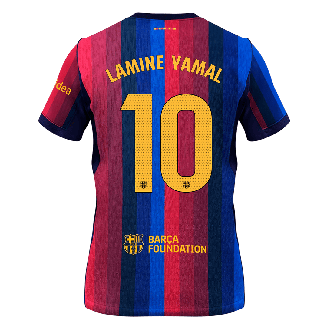 LAMINE YAMAL #10 Men's Barcelona 2026/27 Home Soccer Jersey