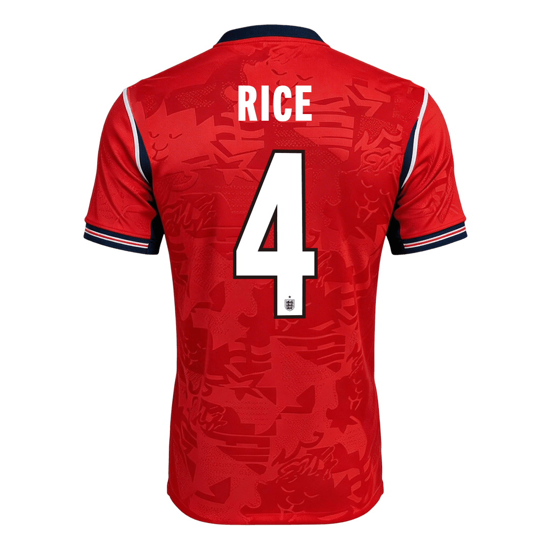 RICE #4 Men's England World Cup 2026 Away Soccer Jersey