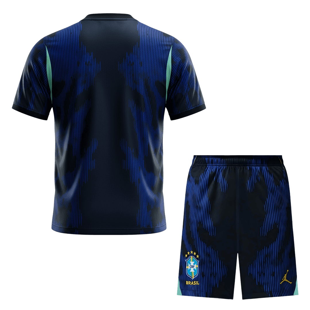 Maillot de football extérieur kit pour hommes Brésil Coupe du Monde 2026