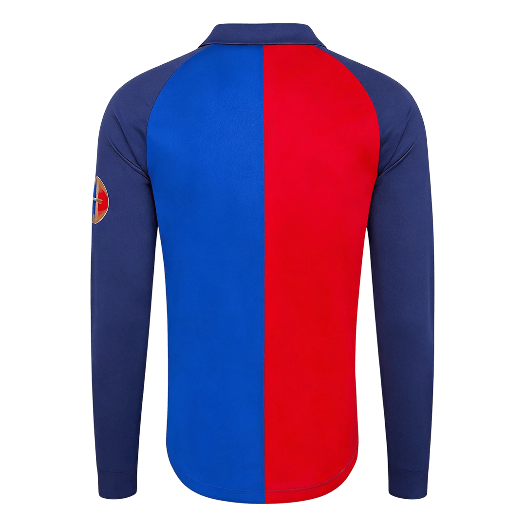 Maillot de football rétro à manches longues spécial homme Barcelone 1999/00