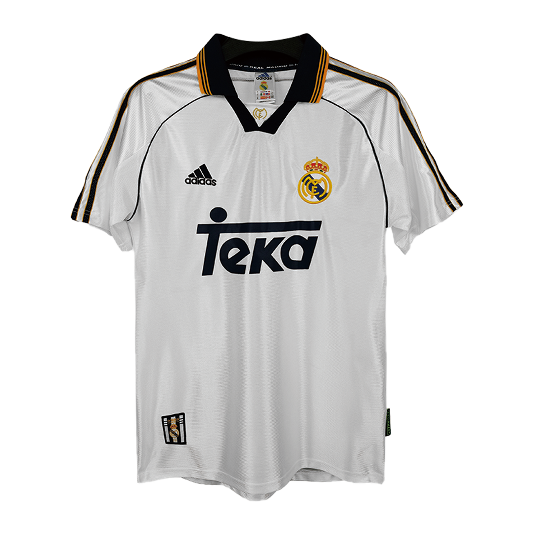 Maillot de football domicile homme Real Madrid 1999/00 Rétro RAUL #7