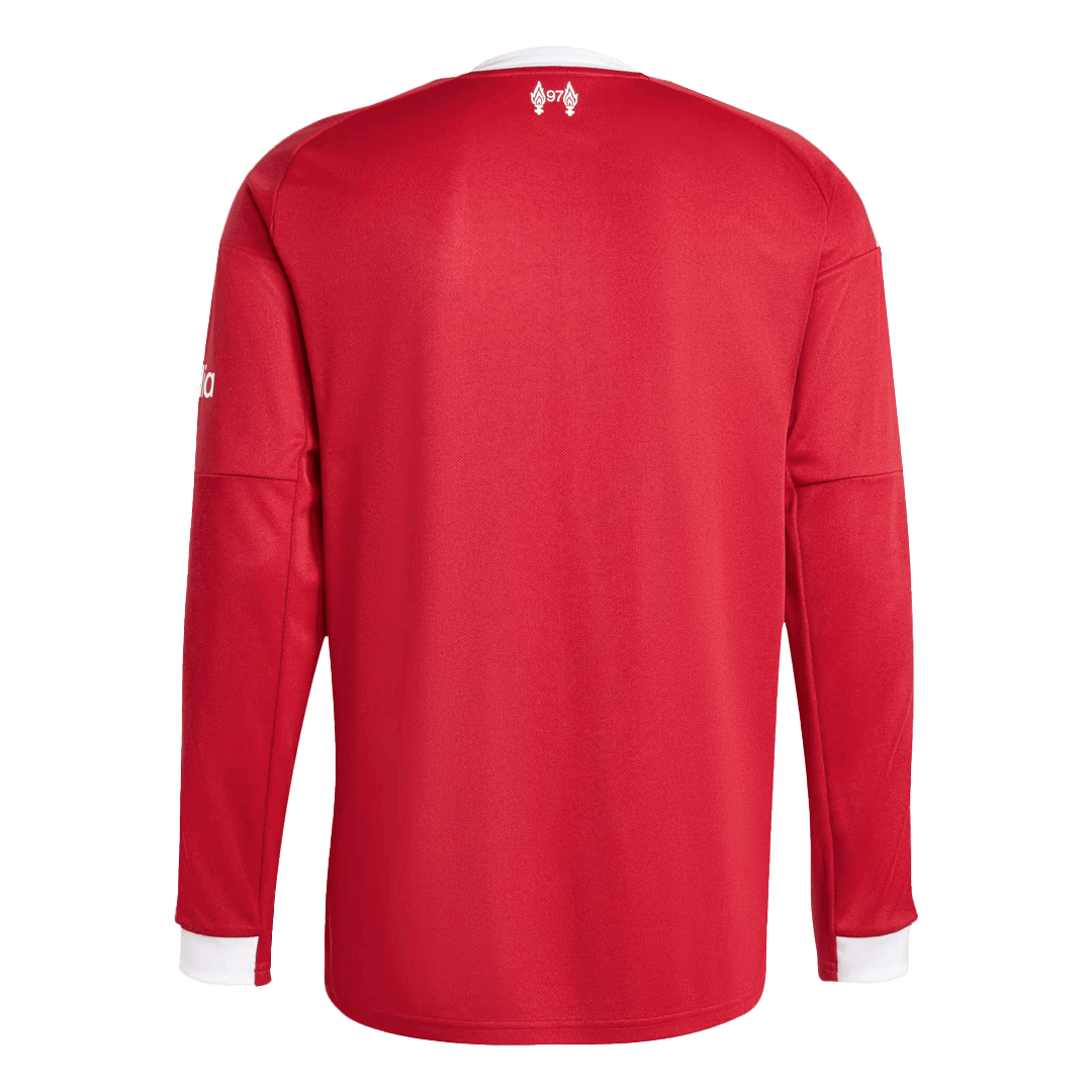 Maillot de football domicile manches longues homme Liverpool 2025/26