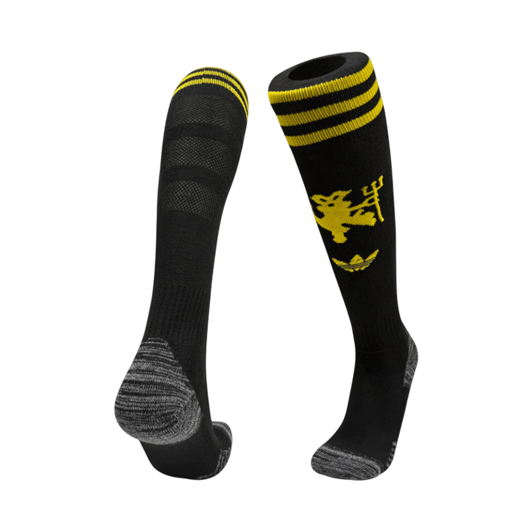 Chaussettes de football tierce extérieures Manchester United 2025/26 pour enfants