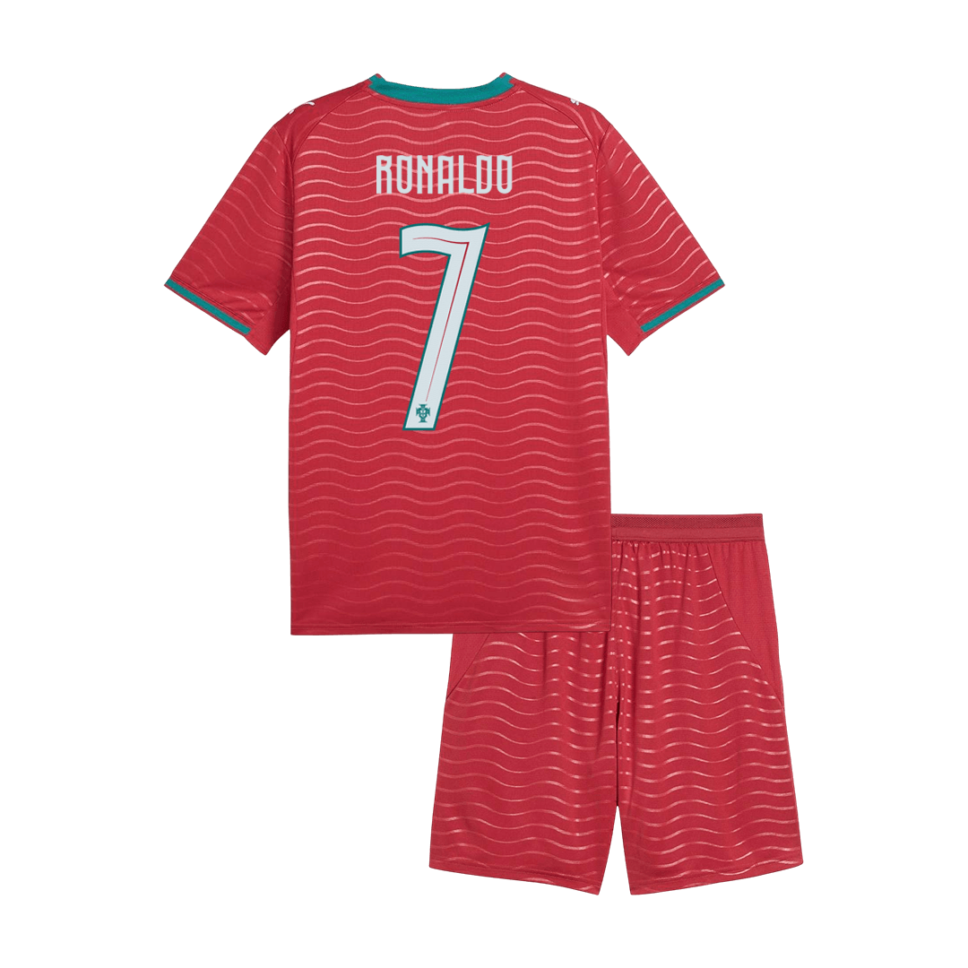Portugal 2026 Home jersey kit for kids red – New York Soccer Shop