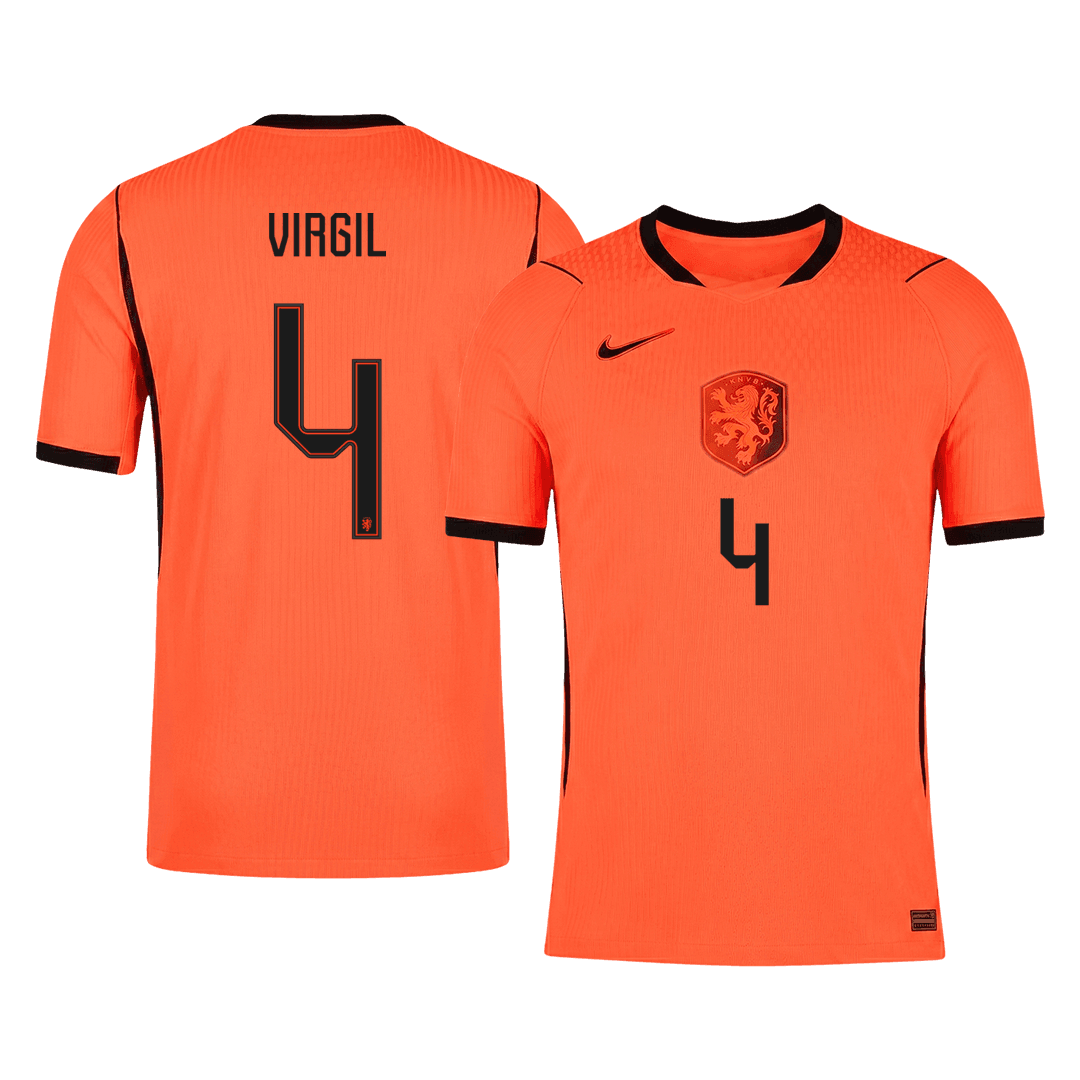 VIRGIL #4 Men's Netherlands World Cup 2026 Player Version Home