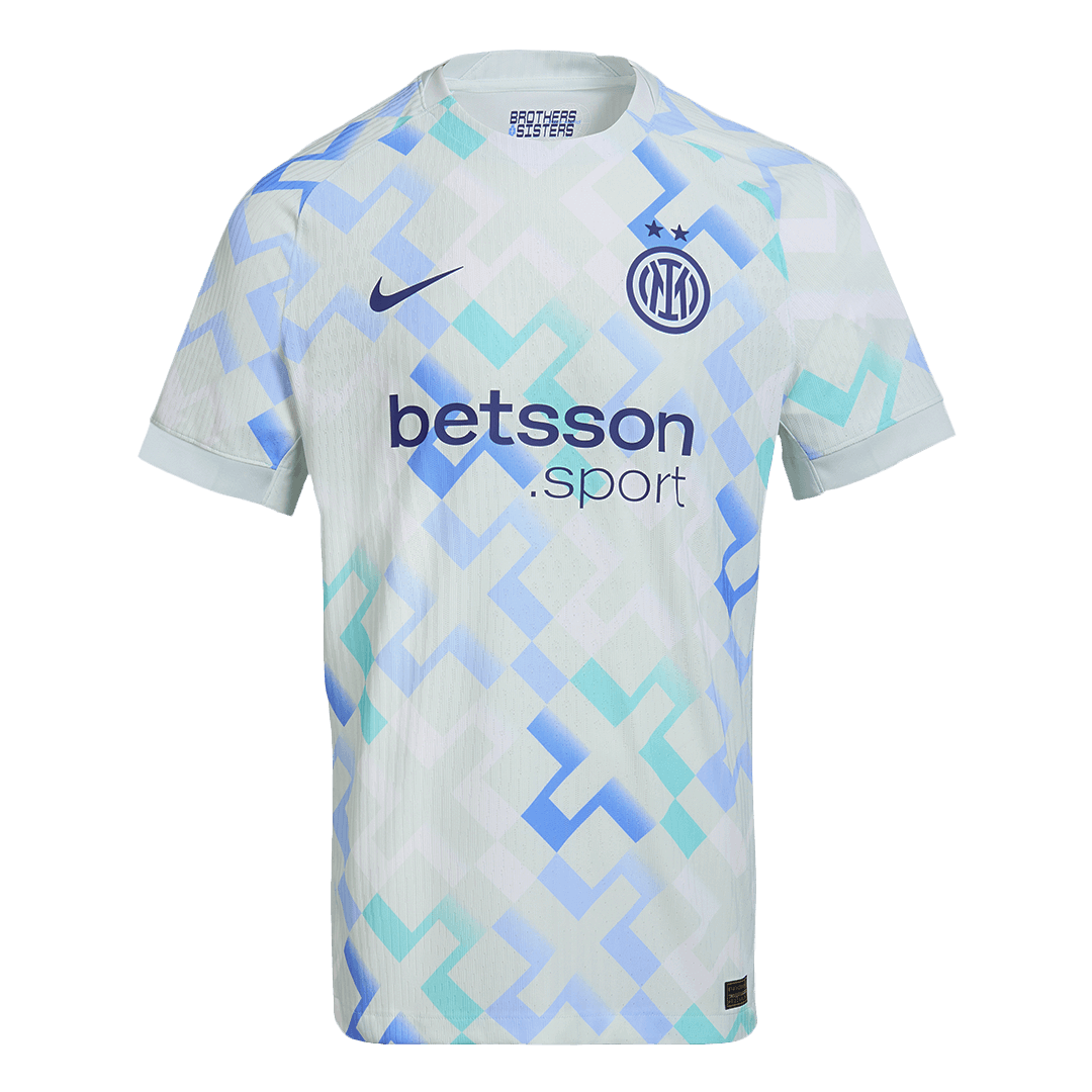 DUMFRIES #2 Maillot de foot Inter Milan 2025/26 version joueur extérieur pour homme - Coupe ajustée