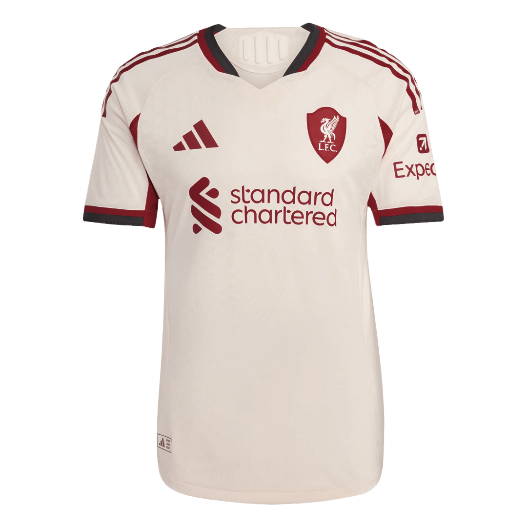 Maillot de foot extérieur ISAK ##9 Liverpool 2025/26 version joueur homme - Coupe ajustée