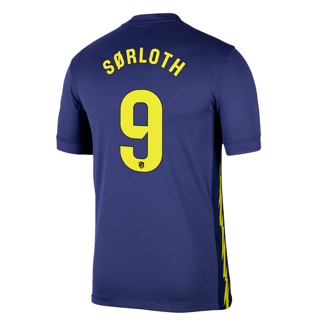 Maillot de foot SØRLOTH #9 Atletico Madrid extérieur 2025/26 pour homme