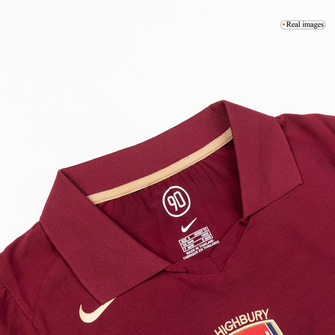 Maillot de foot vintage homme Arsenal 2005/06 domicile manches longues