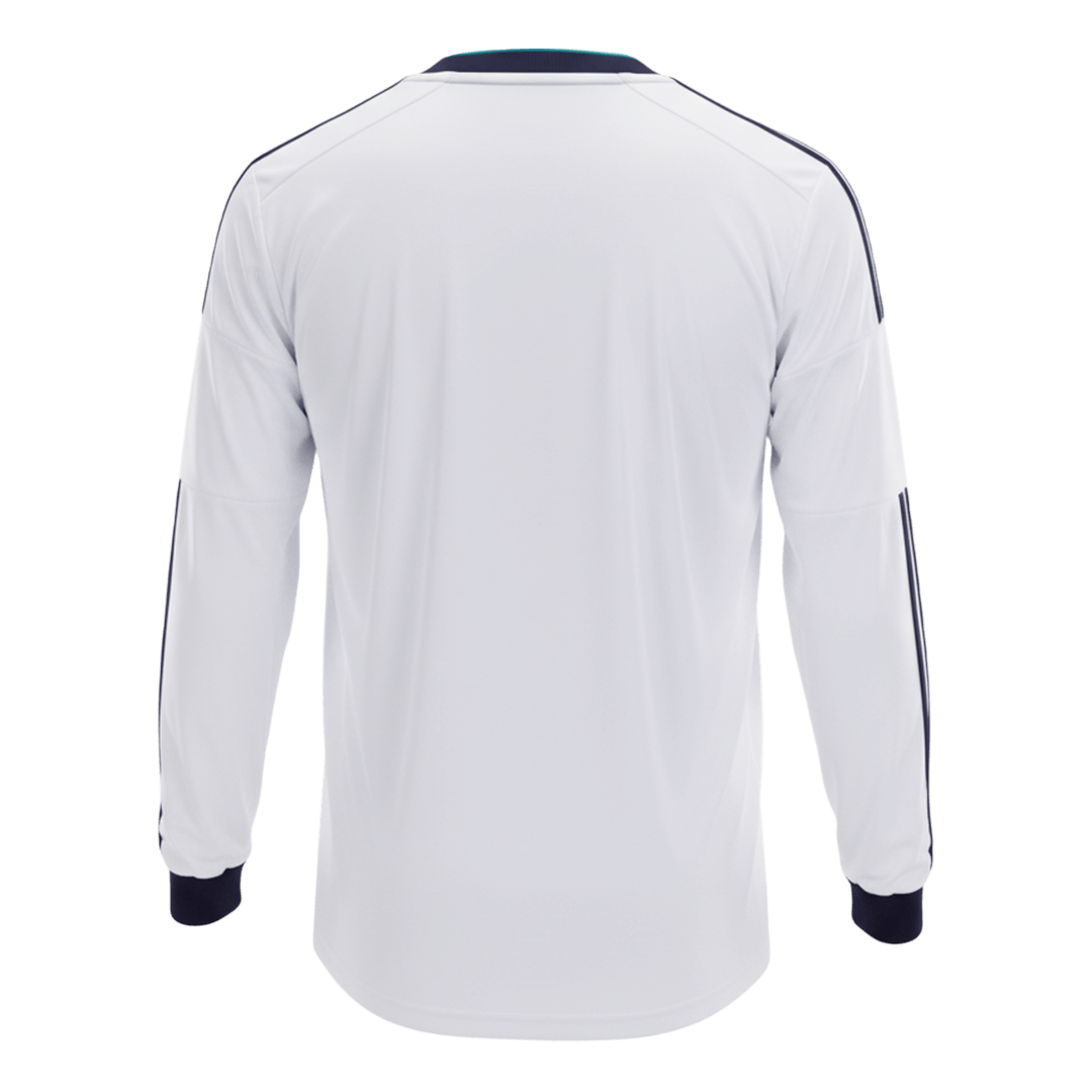 Maillot de football rétro domicile manches longues Real Madrid 2012/13 pour homme