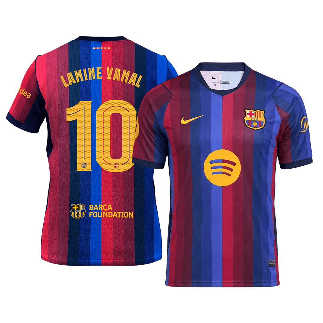 LAMINE YAMAL #10 Men's Barcelona 2026/27 Home Soccer Jersey