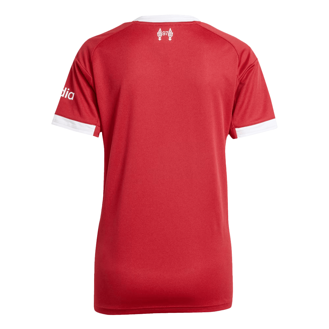 Maillot de football domicile Liverpool 2025/26 pour femme