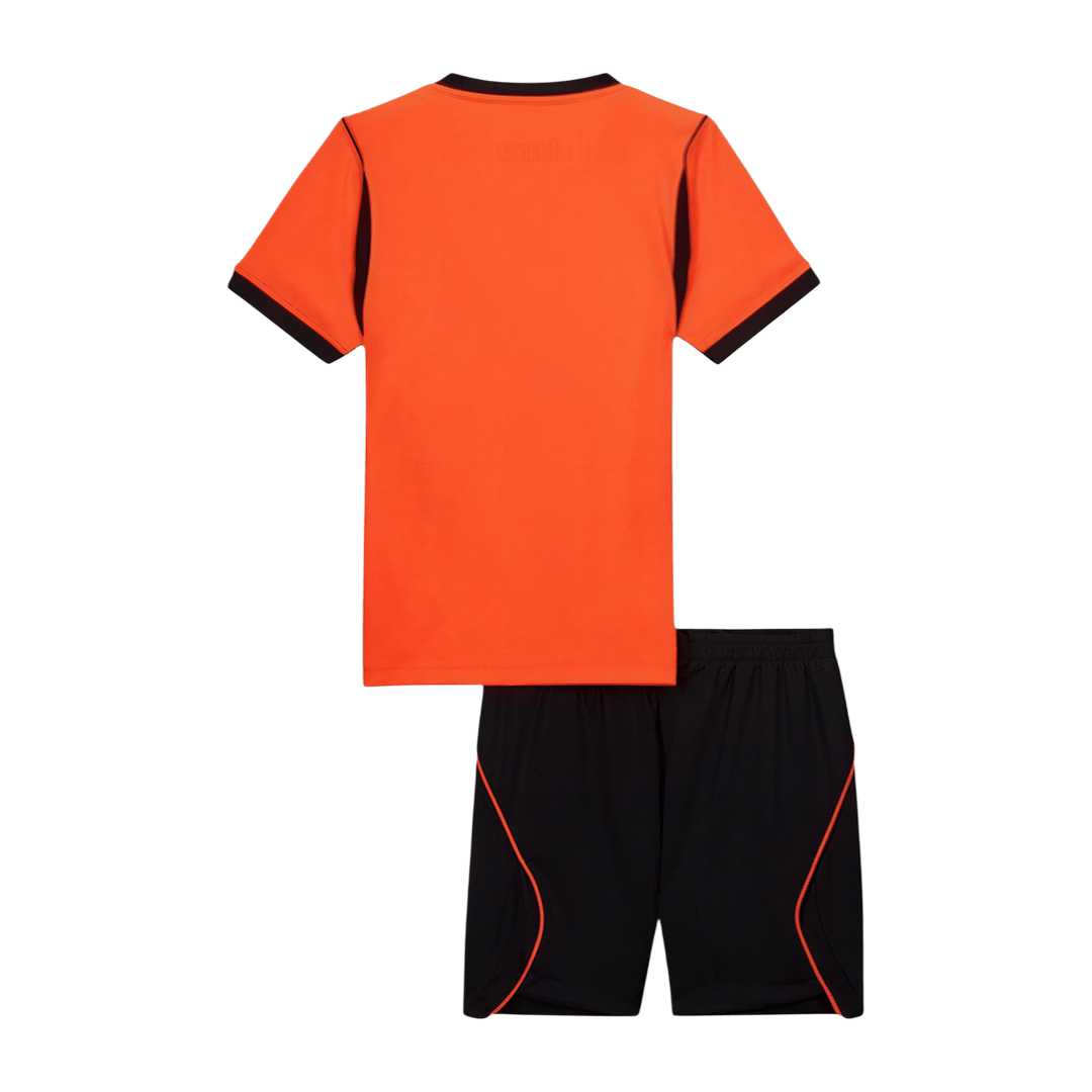 Ensemble maillot et short domicile enfant Pays-Bas Coupe du Monde 2026