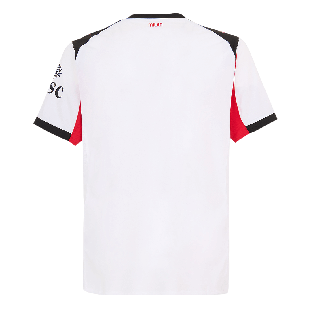 Maillot de foot AC Milan Homme Version Joueur Extérieur 2025/26 - Coupe Ajustée