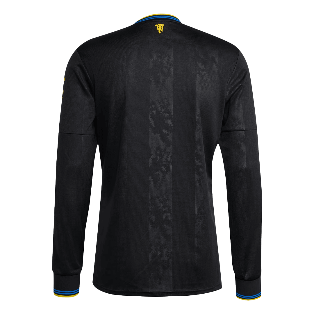 Maillot de foot extérieur à manches longues homme Manchester United 2025/26 troisième