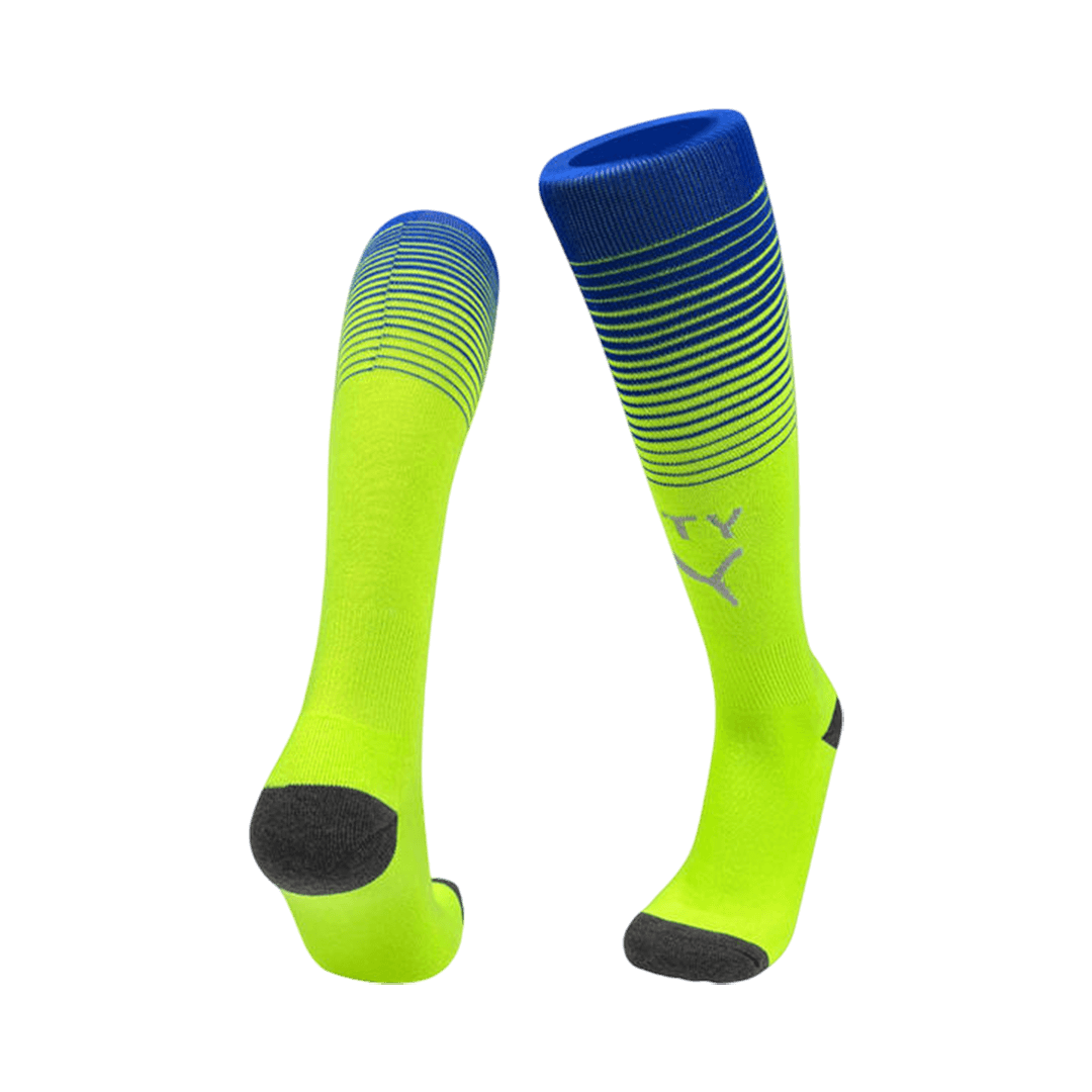 Chaussettes de football tierces pour enfants Manchester City 2025/26