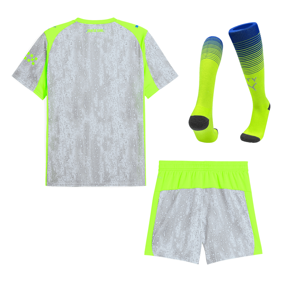 Kit complet de football extérieur third Manchester City 2025/26 pour homme