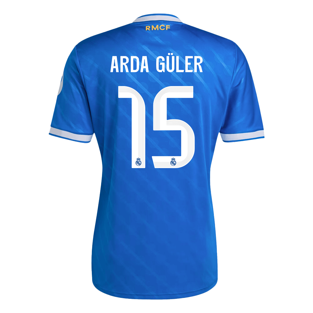 ARDA GÜLER #15 Maillot de Foot Homme Real Madrid Troisième Extérieur 2025/26