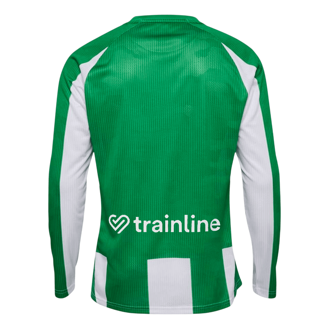 Maillot de football domicile Real Betis 2025/26 à manches longues pour homme