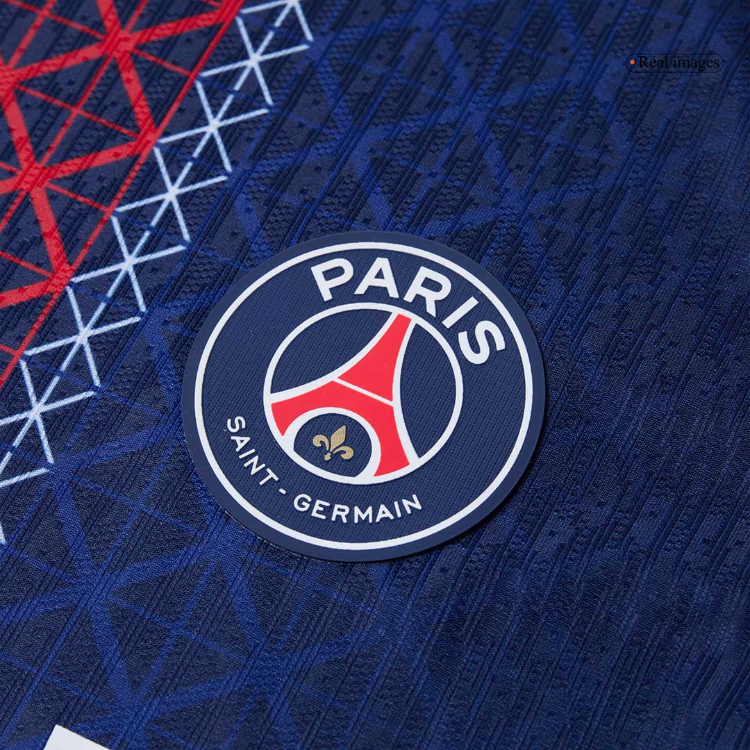 Maillot de Foot Domicile O.DEMBÉLÉ #10 PSG 2025/26 Version Joueur Homme - Coupe Ajustée