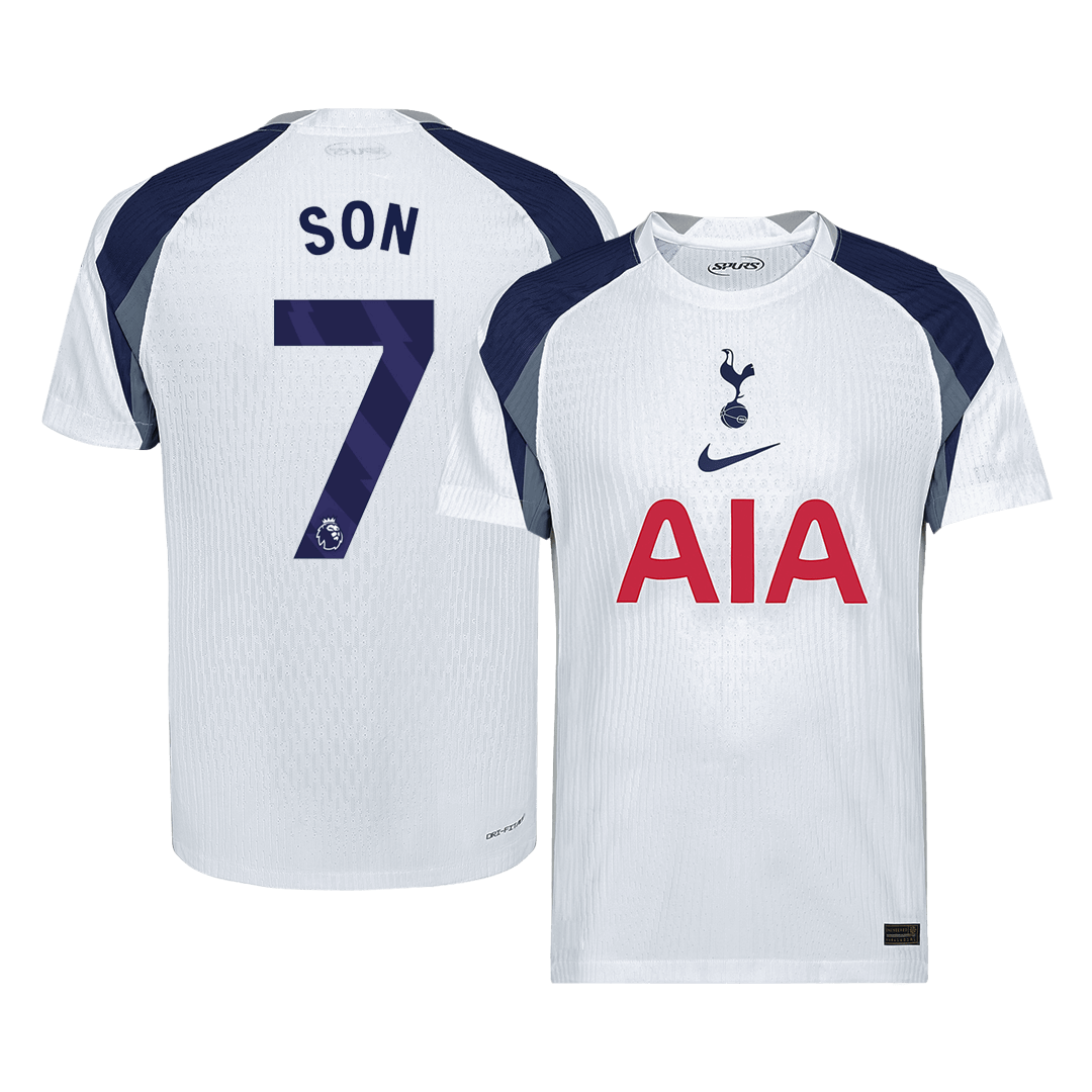 Maillot de foot domicile Tottenham Hotspur 2025/26 - Version joueur - Coupe ajustée - SON #7