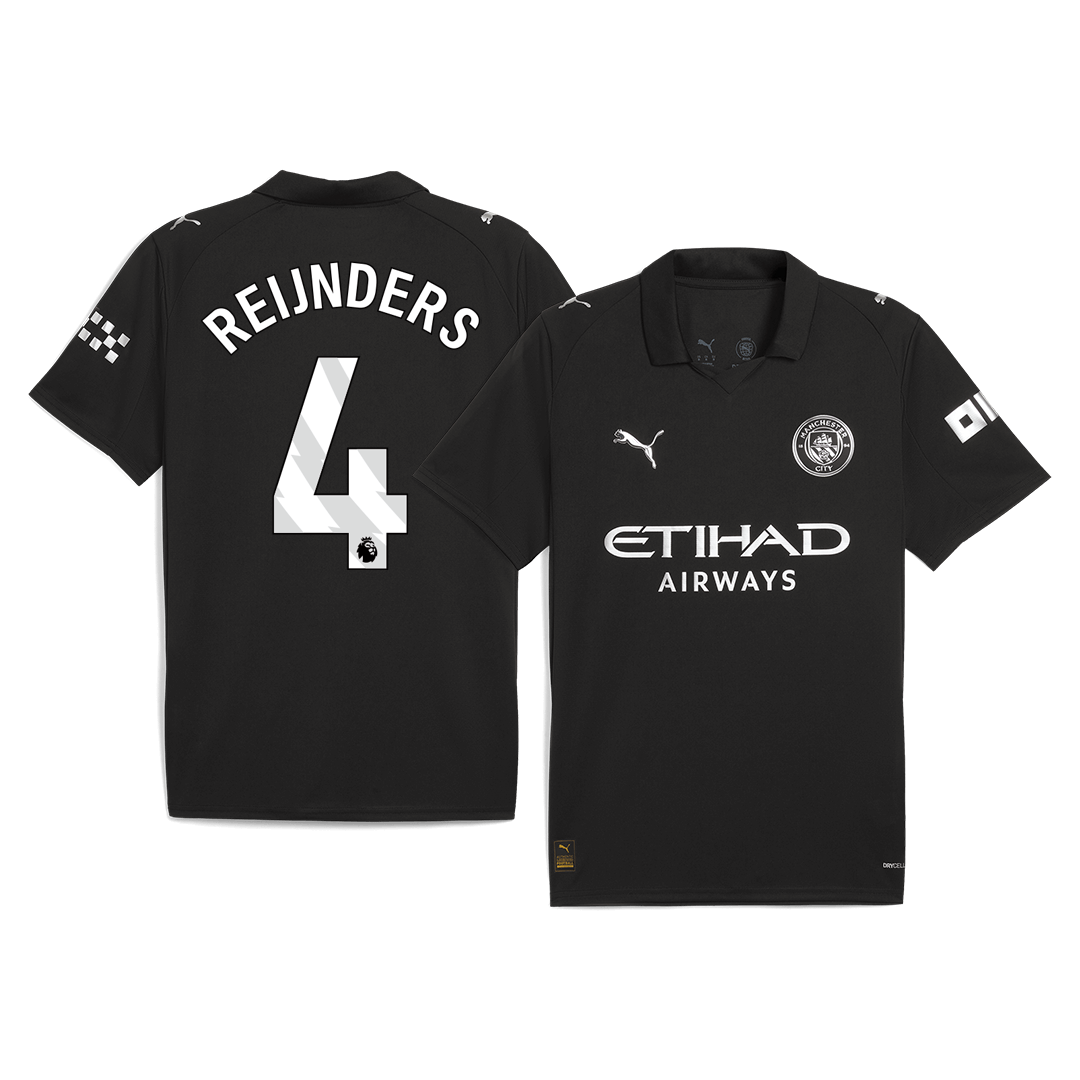 Maillot de foot extérieur Manchester City 2025/26 pour homme REIJNDERS #4