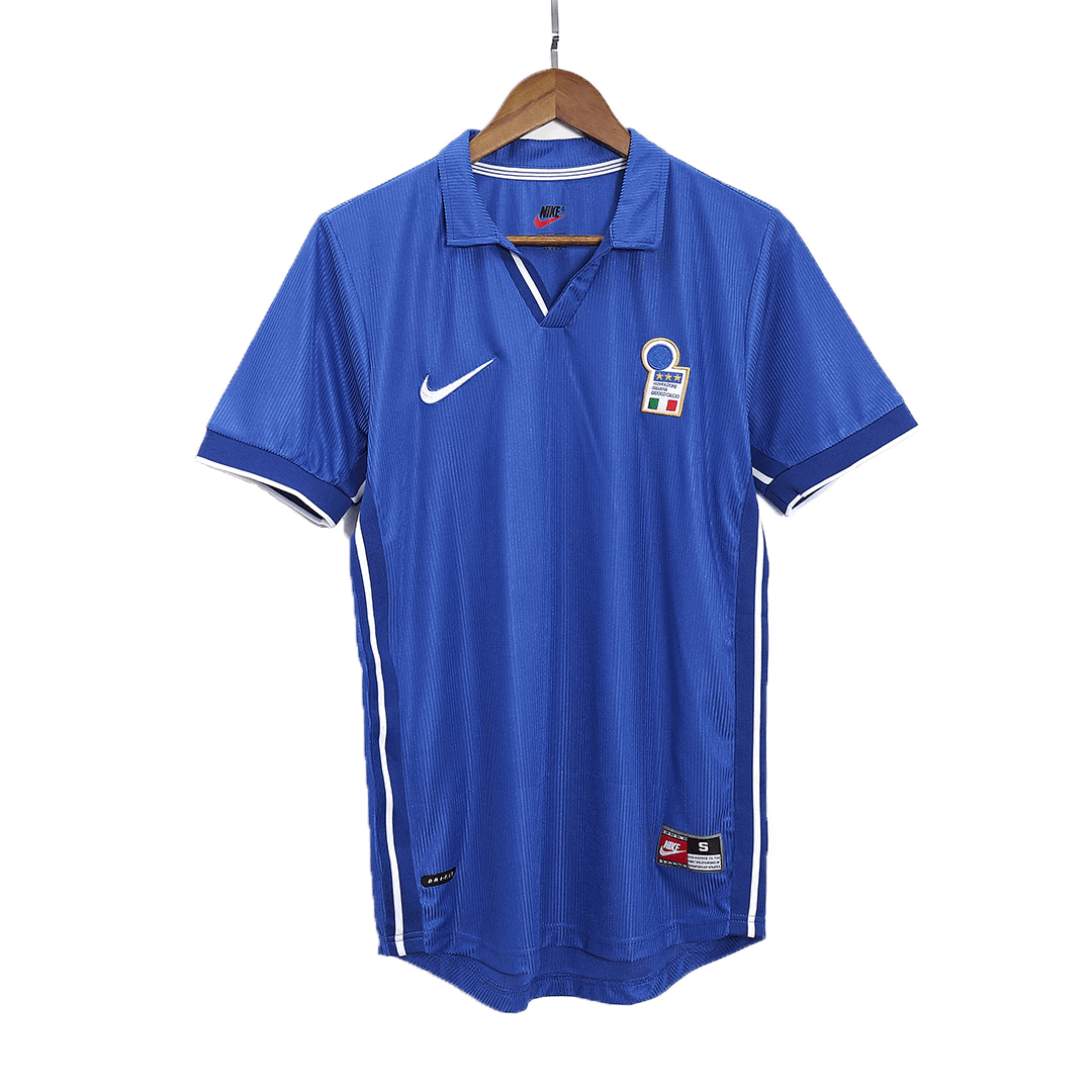 Maillot de football rétro domicile Italie Coupe du Monde 1998 pour hommes