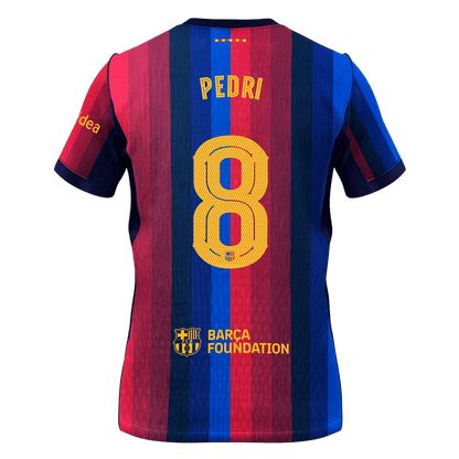 PEDRI #8 Men's Barcelona 2026/27 Home Soccer Jersey