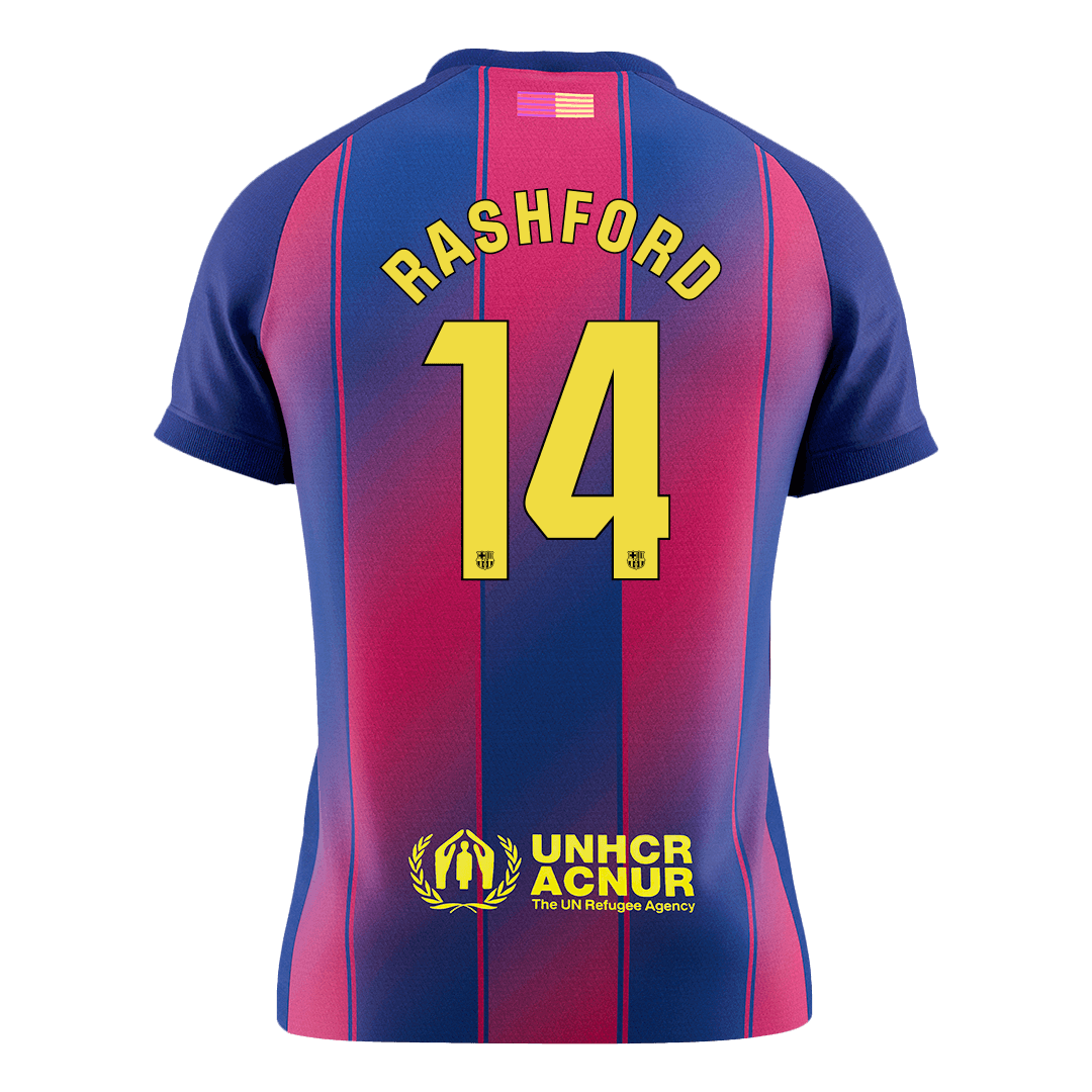 Maillot de foot domicile RASHFORD #14 Barcelone 2025/26 pour homme [PREMIUM]