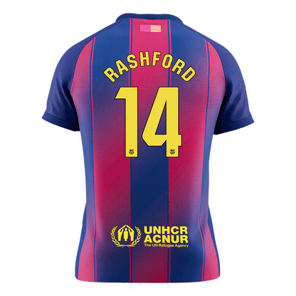 Maillot de foot domicile RASHFORD #14 Barcelone 2025/26 pour homme [PREMIUM]