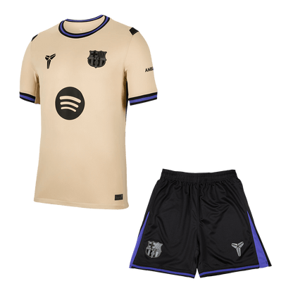 Ensemble maillot et short de football extérieur Barcelone 2025/26 pour homme