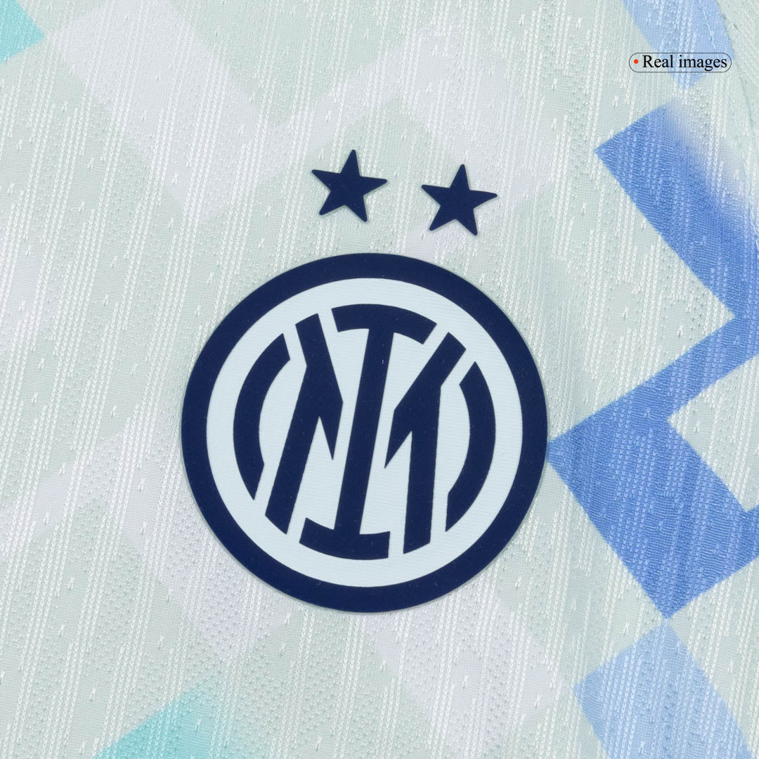 Maillot de foot extérieur Inter Milan 2025/26 pour homme – Version joueur – Coupe ajustée