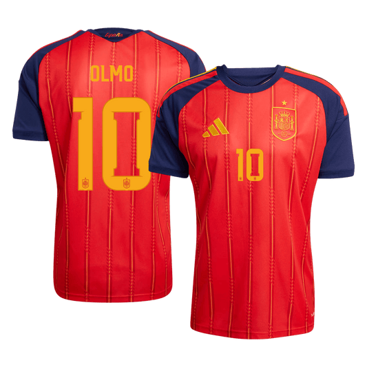 OLMO #10 Men's Spain World Cup 2026 Home Soccer Jersey [PREMIUM]