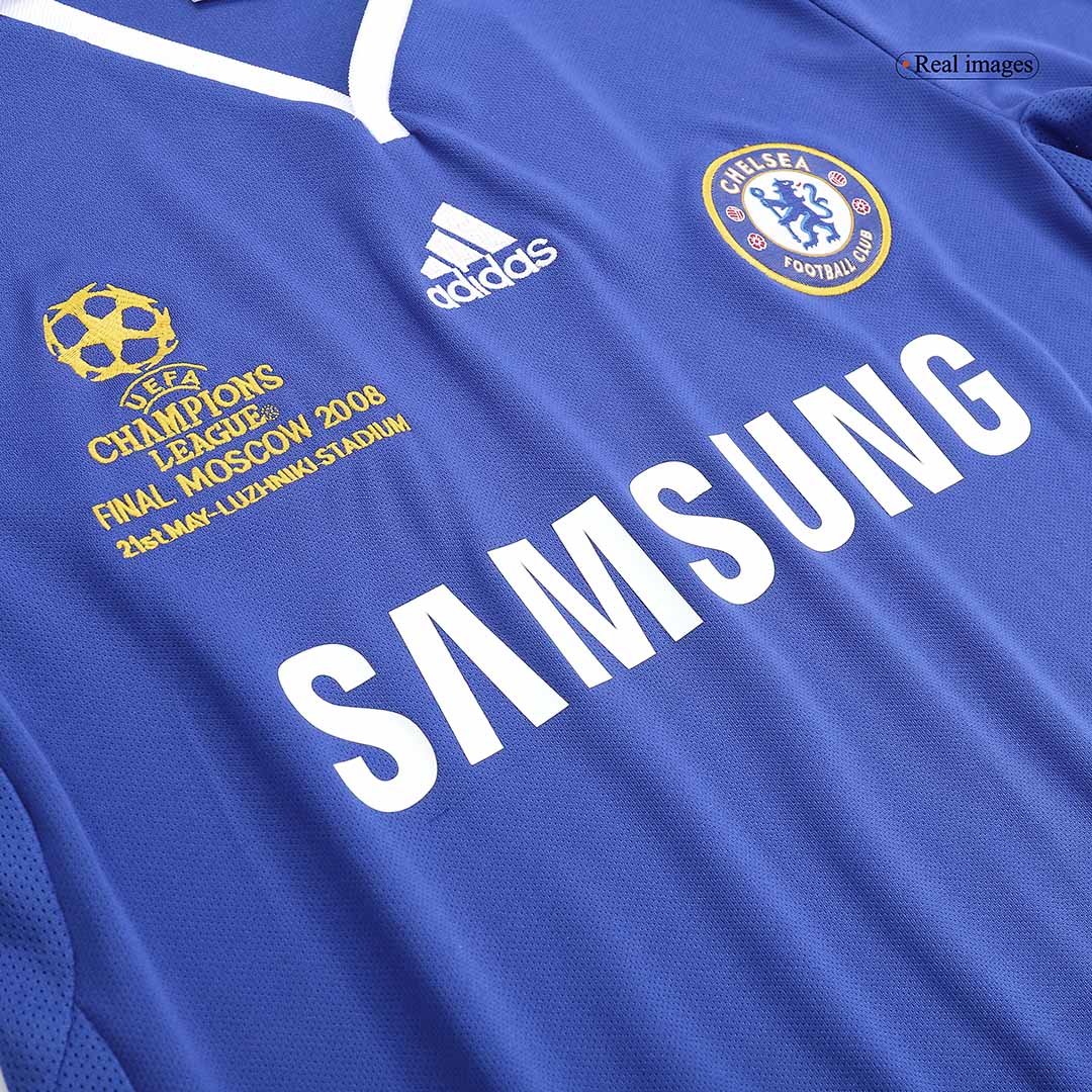 Maillot de football domicile rétro Chelsea Hommes UCL Finale UCL 2008